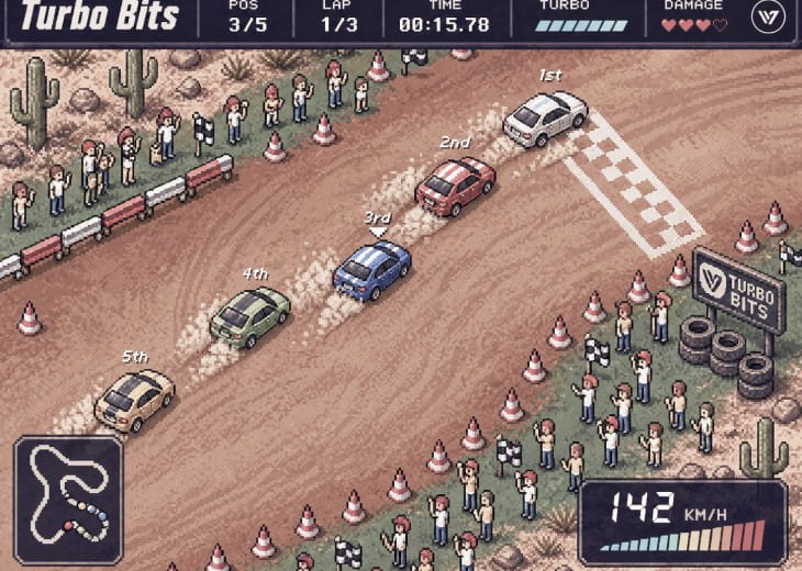 Turbo Bits gameplay screen